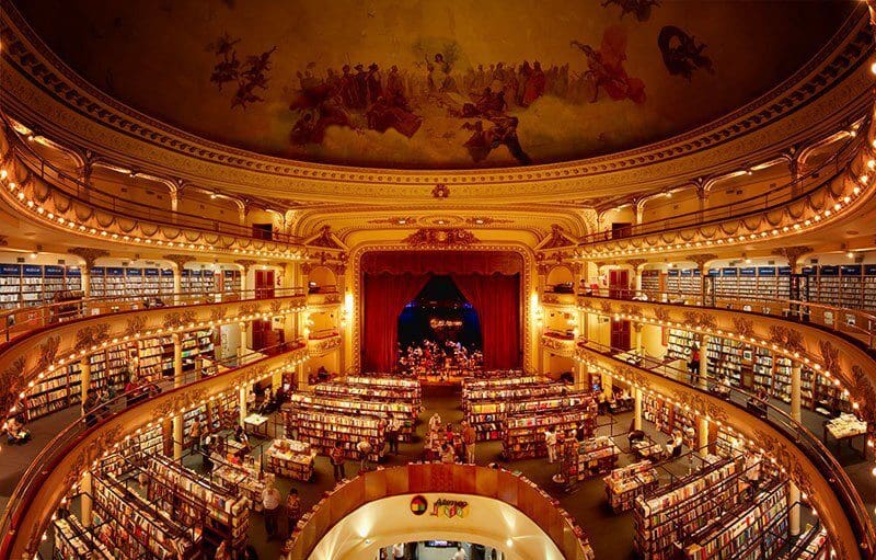 La librería más bella del mundo situada en un antiguo teatro de Argentina 01