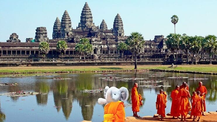 Niño pierde su elefante de peluche y lo photoshoppers deciden despedirlo con un viaje alrededor del mundo 13