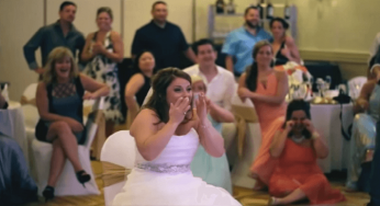 Novia recibe una sorpresa inesperada que nadie se pudo imaginar