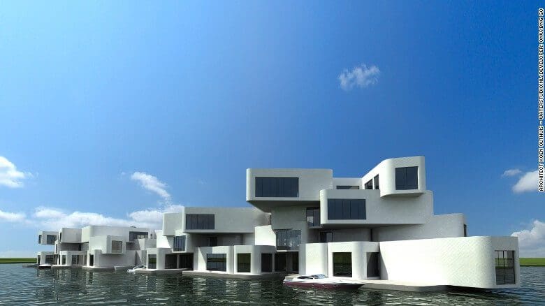 Nuevas construcciones de casas flotantes te inducirán directo a la vida marina 18