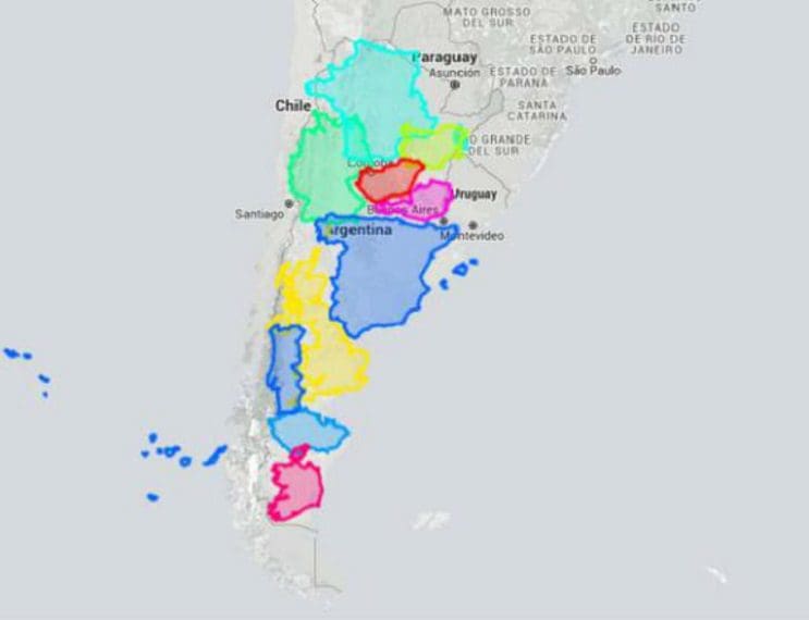 Quieres saber cuál es el tamaño real de tu país Este mapa interactivo te ayudará - Argentina