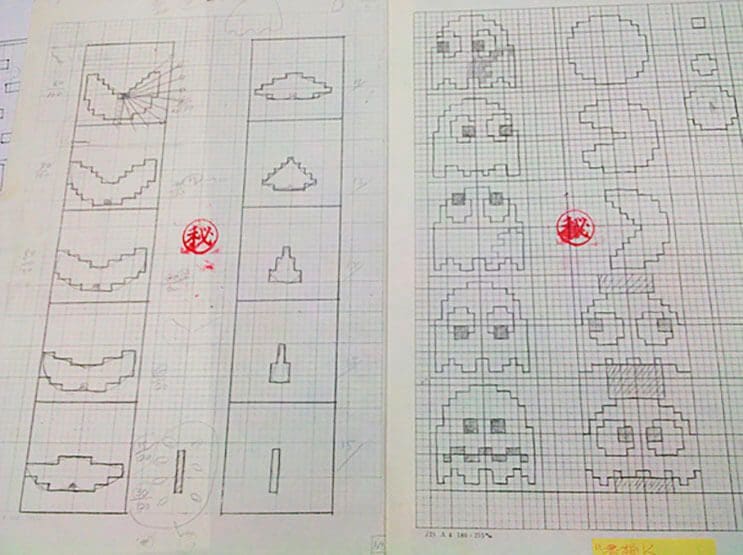 Creador de Pac-Man muestran los bosquejos que dieron vida al personaje 2