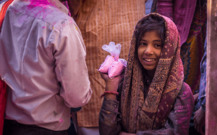 La belleza de la India durante el festival Holi 14