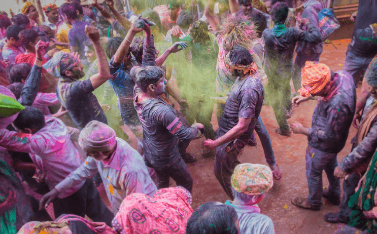 La belleza de la India durante el festival Holi 16