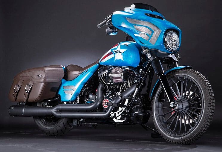 Marvel y Harley-Davidson se unen para lanzar motocicletas de superhéroes personalizadas la Captain America Street Glide Special