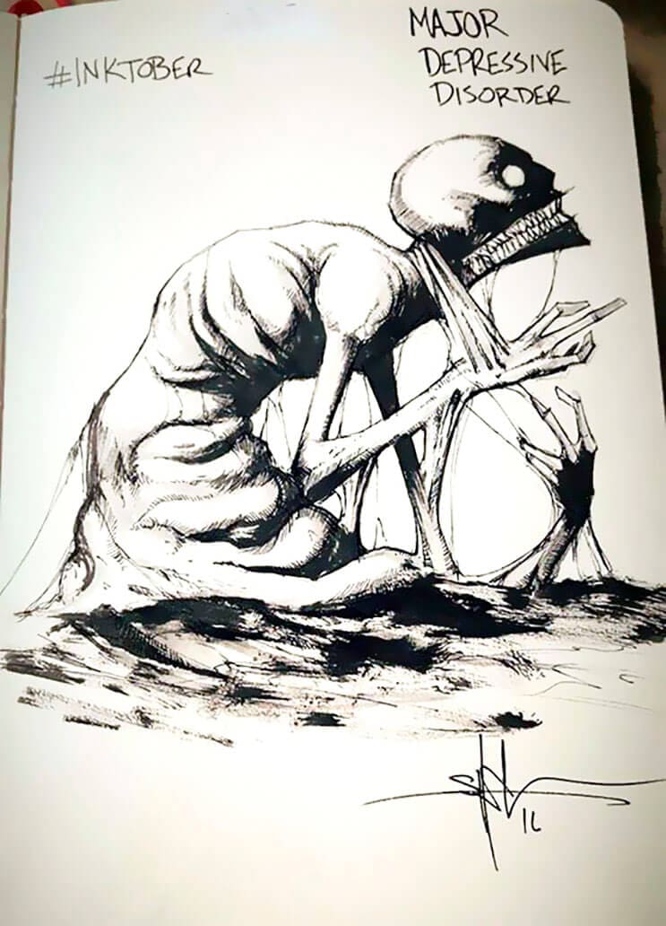 un-artista-nos-muestra-impactantes-ilustraciones-de-enfermedades-mentales-que-muestran-una-clara-realidad-3