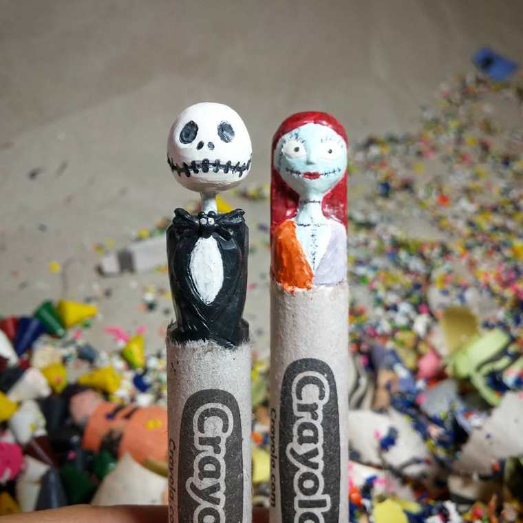 lo-que-este-artista-hace-con-las-crayolas-es-algo-increible-nightmare-before-christmas