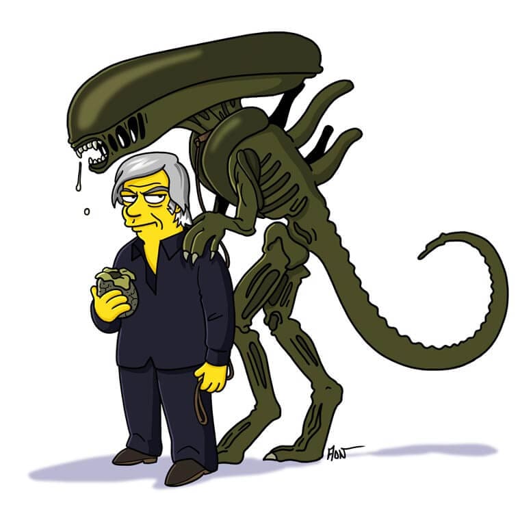 transformando-series-y-peliculas-al-estilo-de-los-simpson-alien