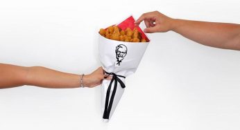 Un ramo lleno de pollo para celebrar el amor a la comida