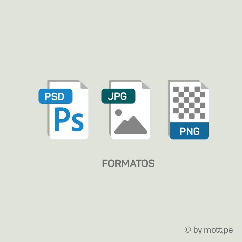 Diferencia entre archivos Psd, JPG, JPEG y PNG