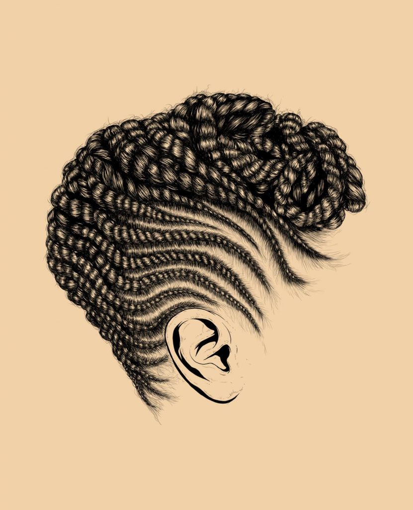 Estas ilustraciones del cabello de las mujeres negras promueven el amor  propio 