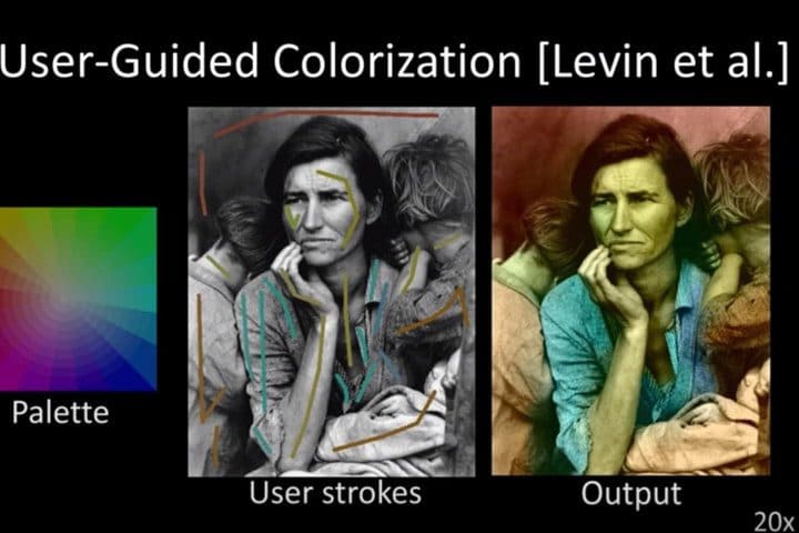 Programa usa inteligencia artificial para colorear fotografías antiguas