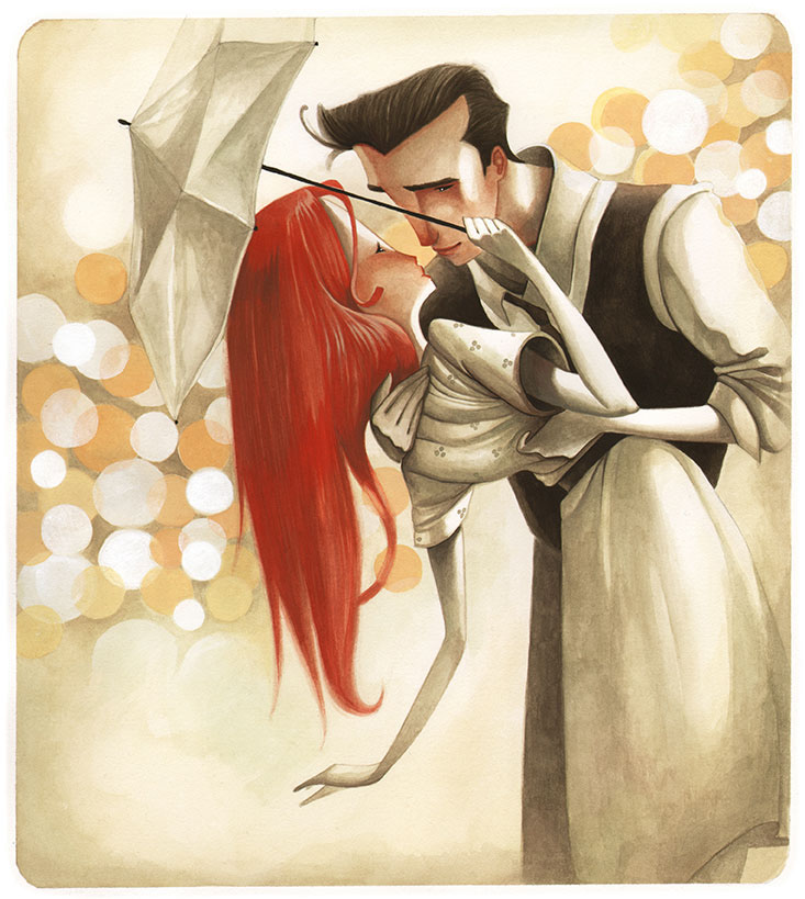 Toques de fantasía y romanticismo: Ilustraciones de Daniela Volpari