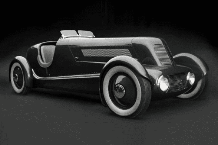carro negro clásico