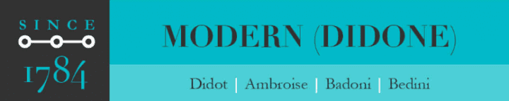 letra modern