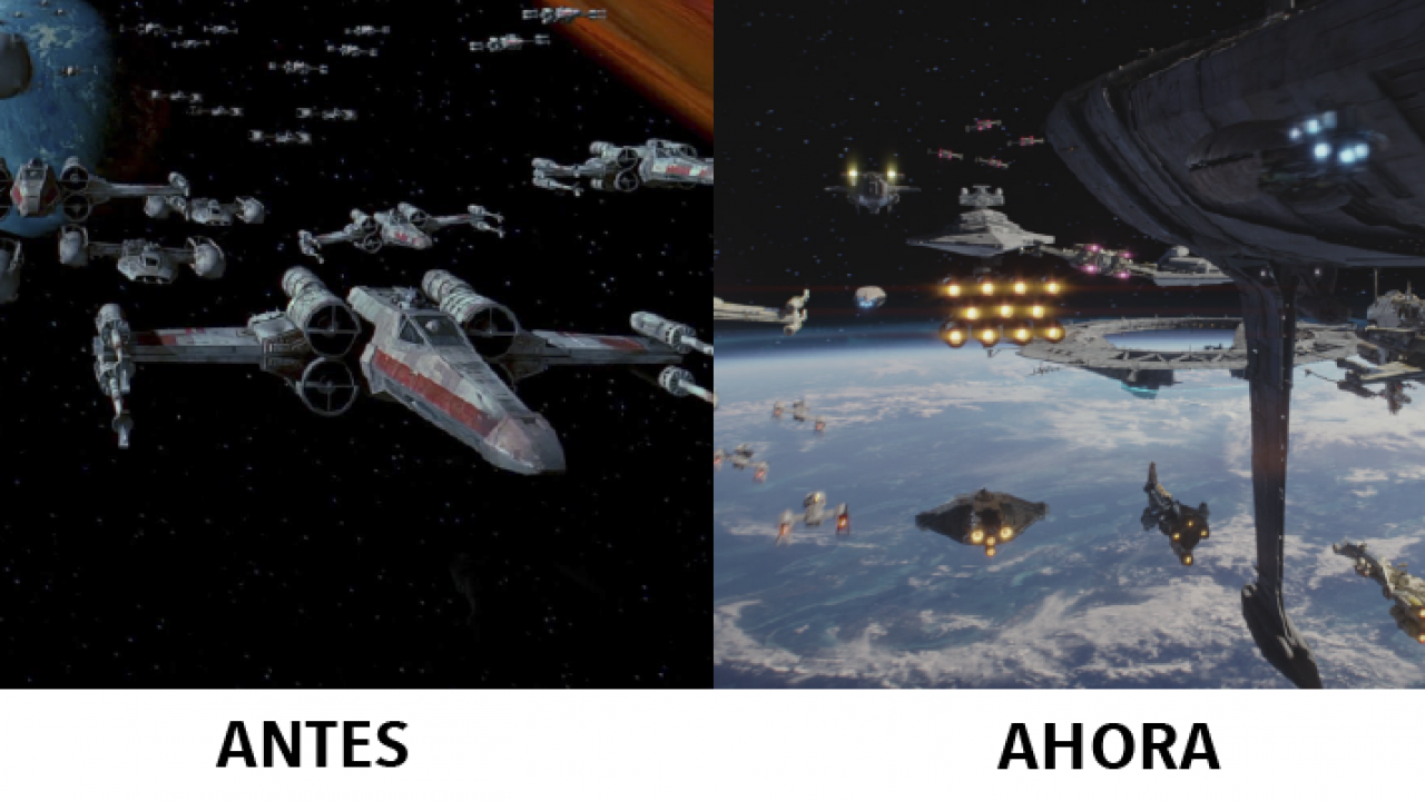 Así eran las maquetas con las que se hizo la trilogía original de Star Wars