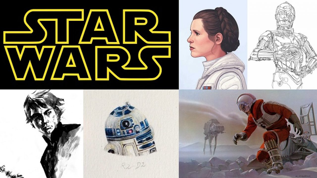 Dato profesional Relativo Los mejores dibujos e ilustraciones de los personajes de Star Wars
