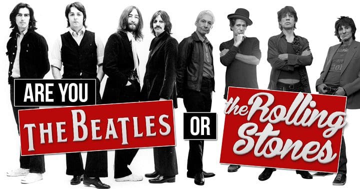 Curiosidades sobre The Beatles Derrotaron a los Rolling Stone por partida doble
