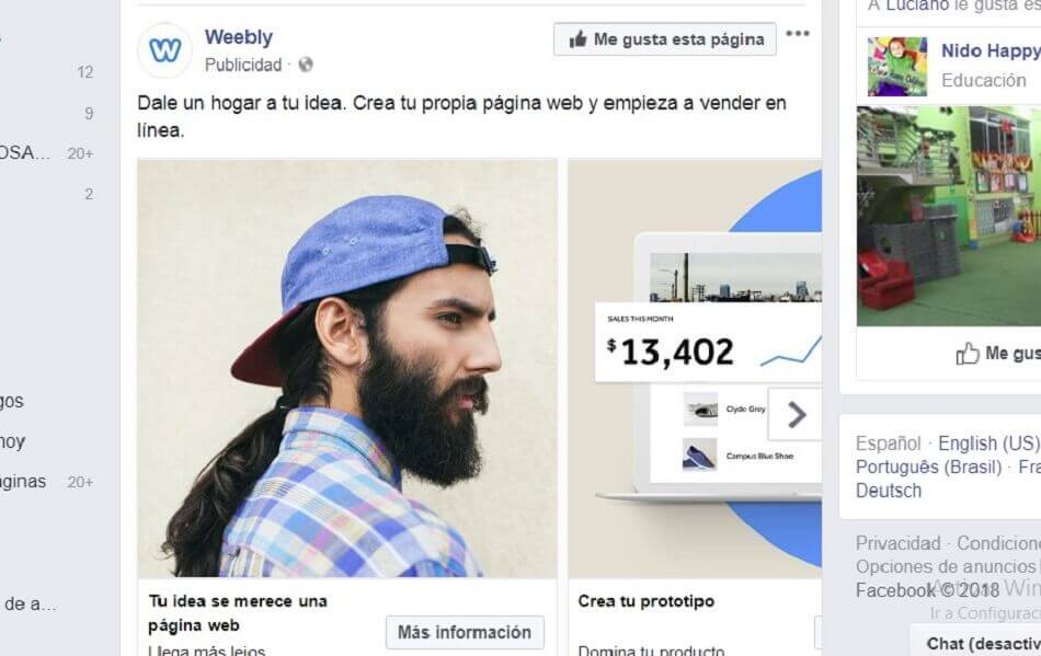 formato de secuencia en Facebook formato de secuencia en Facebook