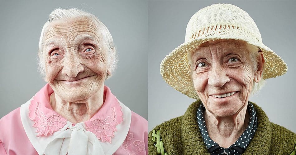 Hermosas y conmovedoras fotografías de personas mayores sonriendo
