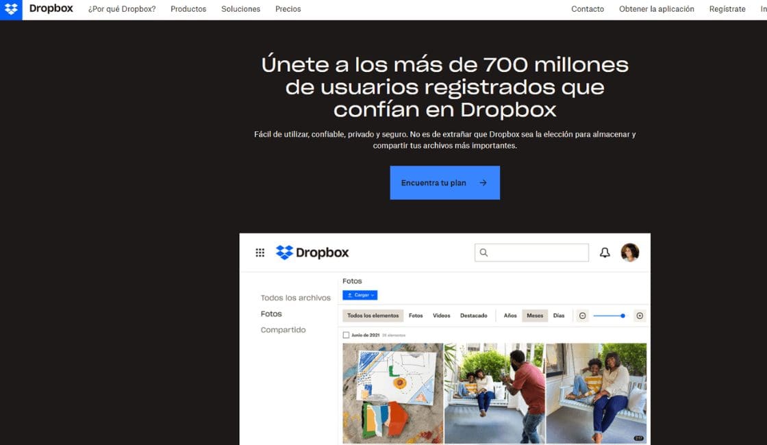 Dropbox, una app de almacenamiento para guardar fotografías  Dropbox, una app para guardar fotografías