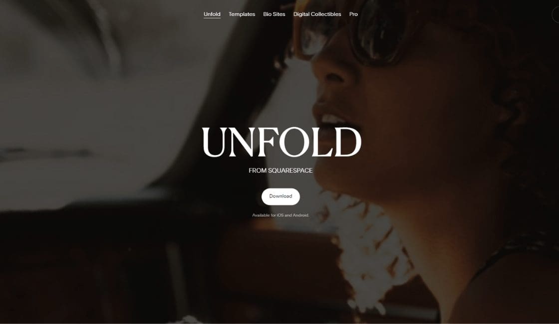 Unfold, otra de las app collage fotos gratis y sencillas 