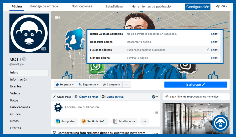 Cómo fusionar una página en Facebook y por qué hacerlo