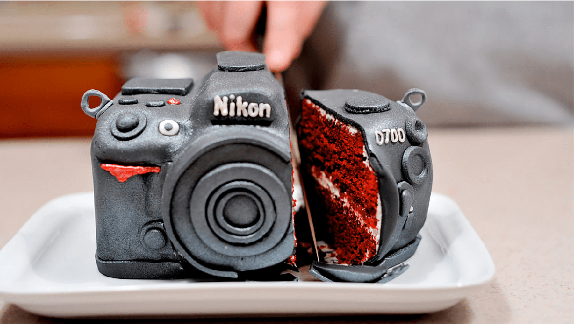 torta de cumpleaños mejores regalos para fotógrafos