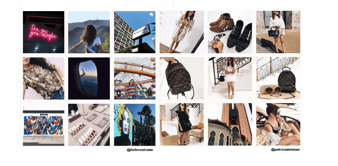 publica varias fotos para un feed de Instagram perfecto