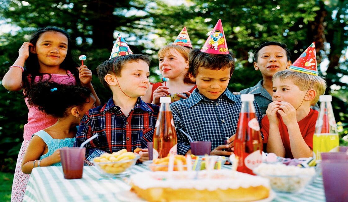Escoge un buen fondo y empieza con las ideas de fotos para cumpleaños