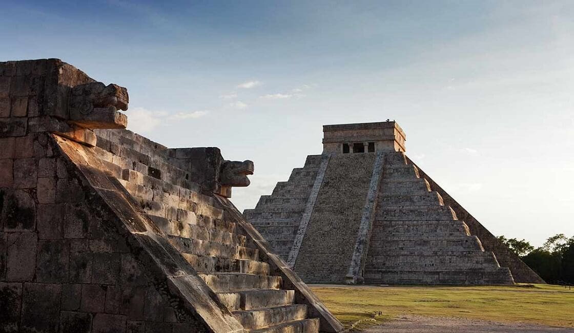 La pirámide Chichén Itzá uno de los paisajes hermosos 