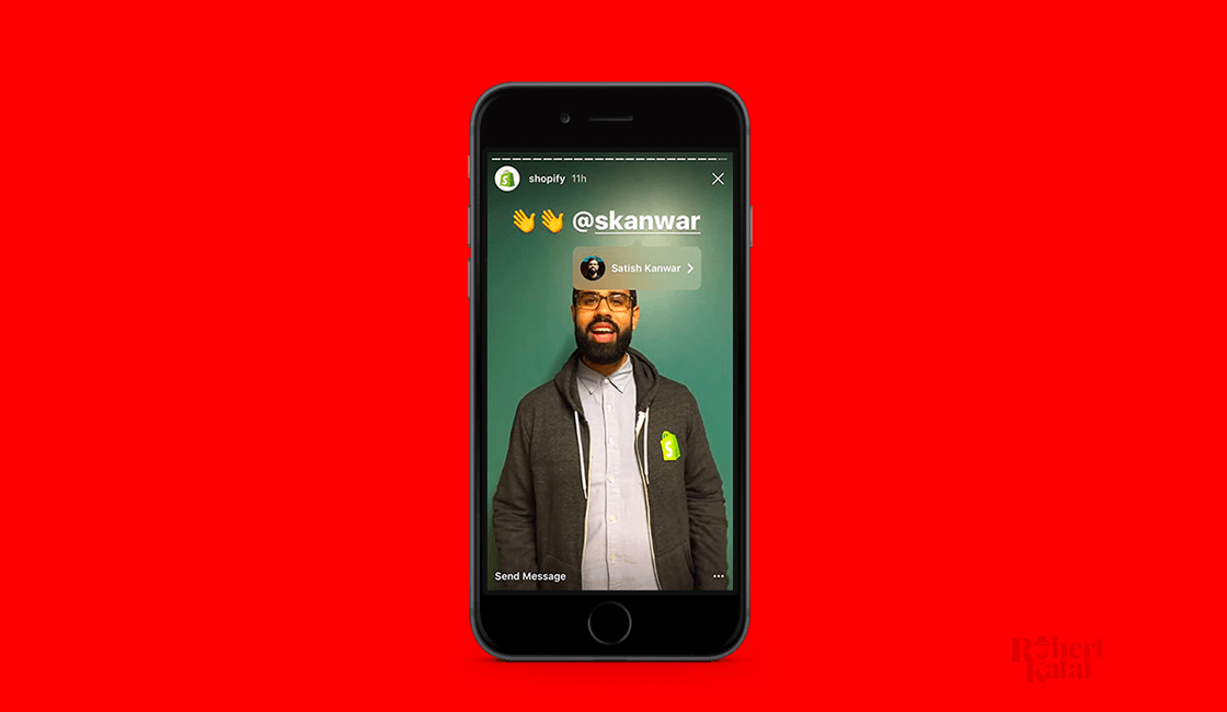 Etiqueta a los usuarios de Instagram 