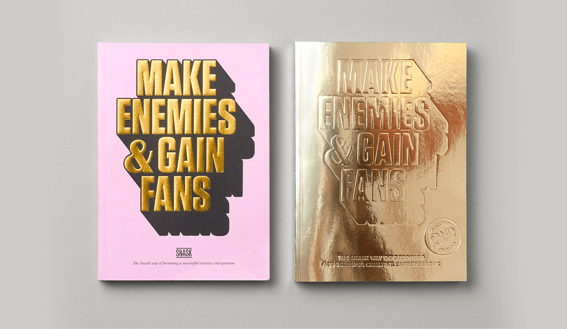 Make-Enemies-Gain-Fans-por-Snask-es-uno-de-los-libros-para-diseñadores-gráficos