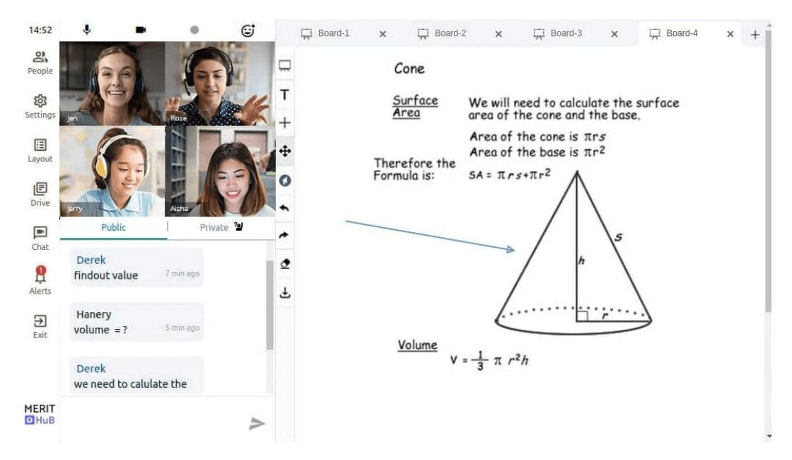 Aplicaciones para clases en línea con aula virtual  Aplicaciones para clases en línea con aula virtual y pizarra