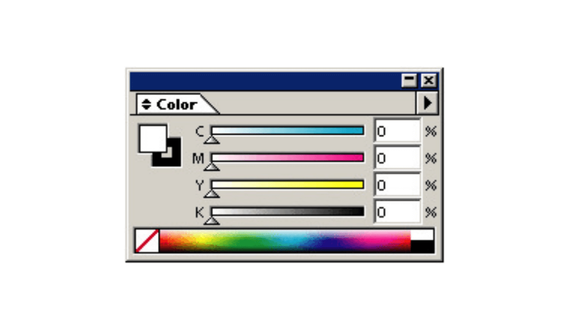 Paleta de colores illustrator