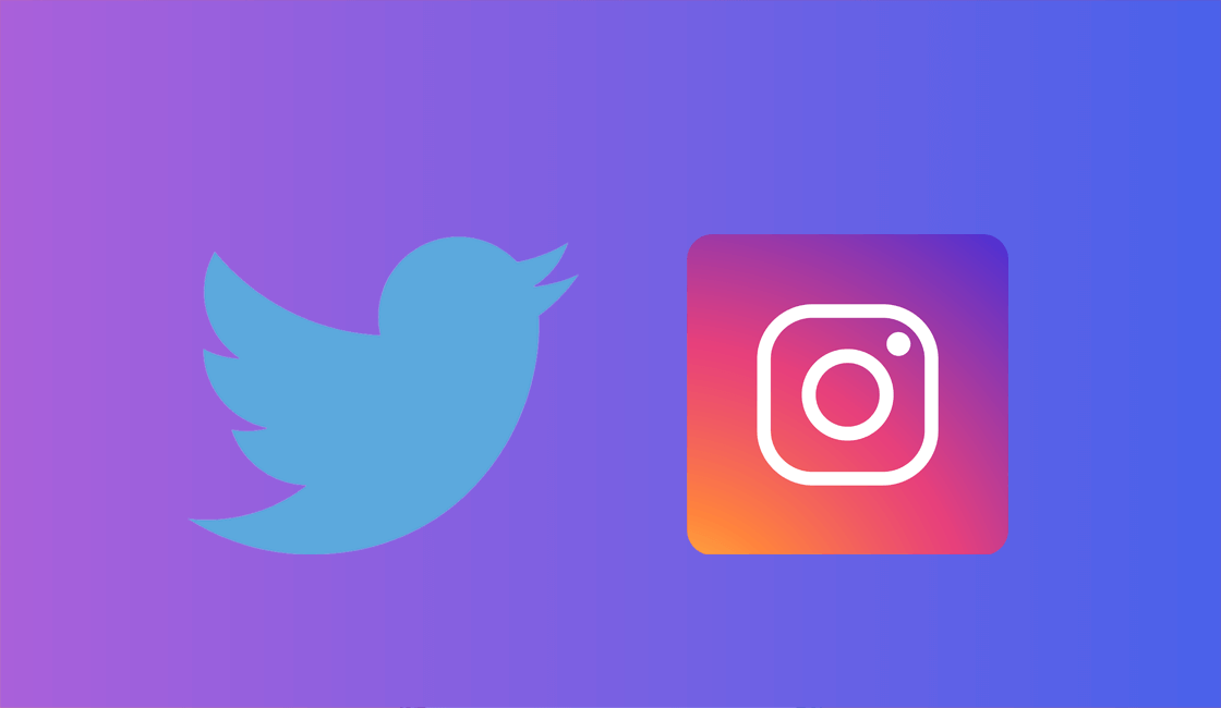 Twitter e Instagram