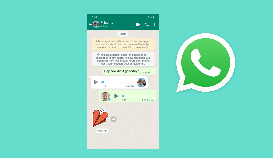 whatsapp chats autoeliminen