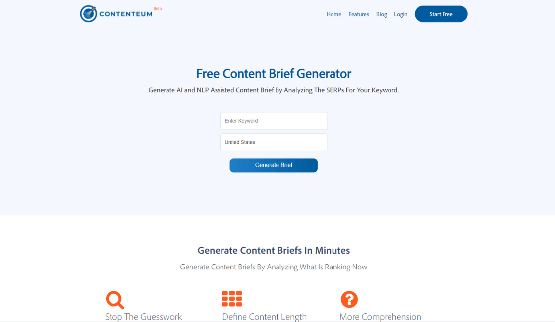 Content brief generator herramienta seo