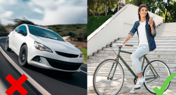Publicidad en Francia de carros tendrá que recomendar ir en bici