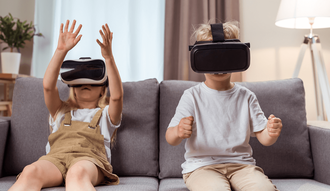 niños realidad virtual