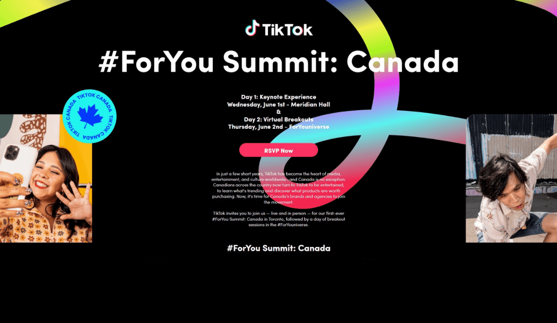 TikTok anuncia la primera cumbre for you en Canadá