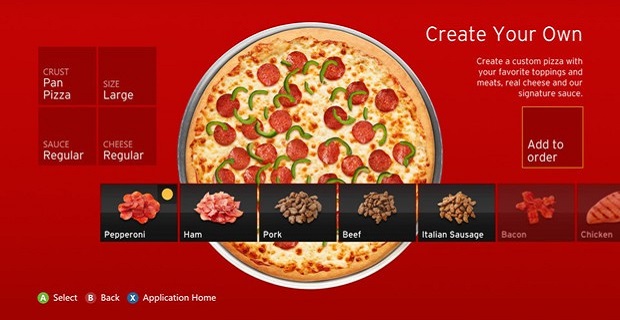 pizza hut xbox 360