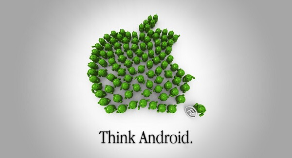 publicidad de Android y Apple