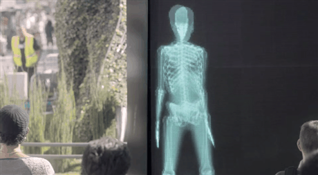 holograma esqueleto