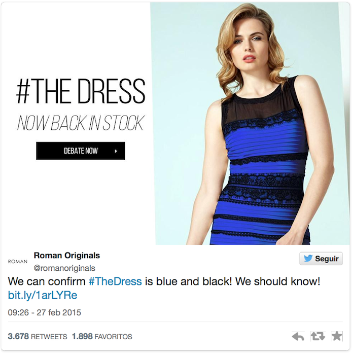 vestido de diferentes colores community manager