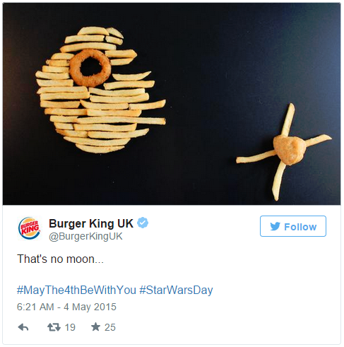 burger king día mundial de star wars