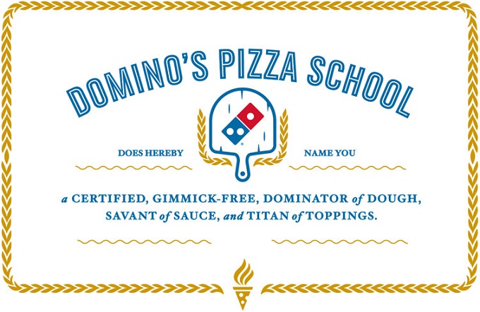 escuela virtual de Domino’s Pizza