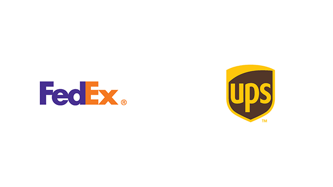 Fedex UPS Brand Colour Swap
