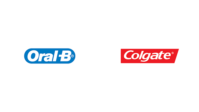 Oral B Colgate Brand Colour Swap