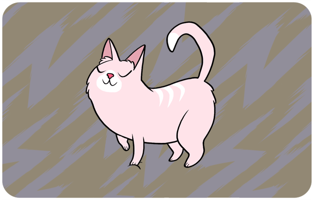 gato moviendo patas delanteras